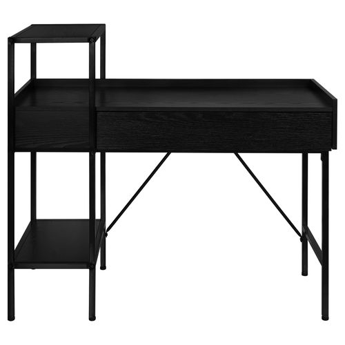 Bureau avec étagères ADAM Noir