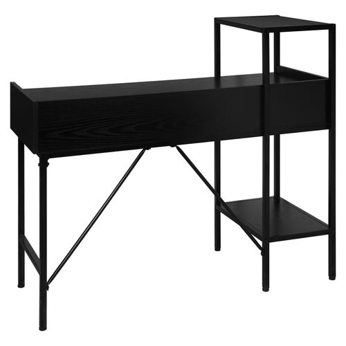 Bureau avec étagères ADAM Noir