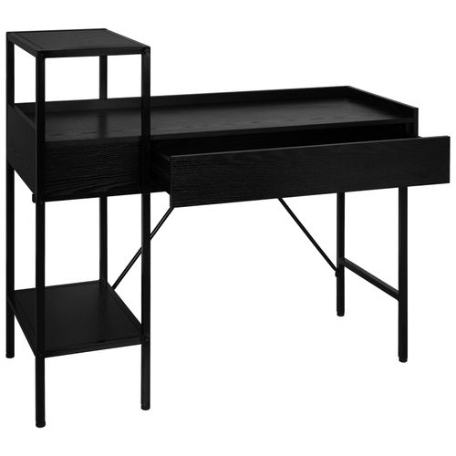 Bureau avec étagères ADAM Noir