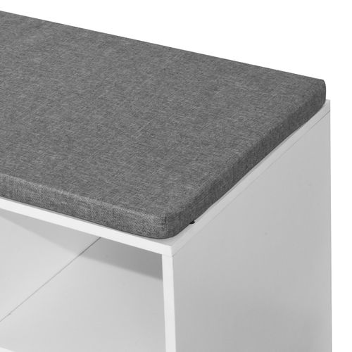 Banc à chaussures L. 104 cm LEO Blanc