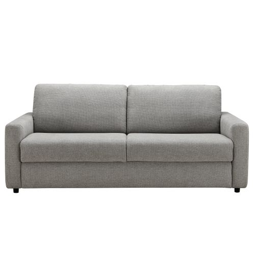 Canapé convertible 3 places EMY tissu gris