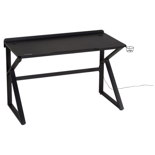 Bureau gamer avec LED BXGAMING Noir EZIO