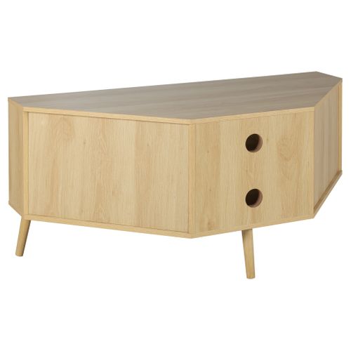 Meuble TV D'angle BEA imitation chêne