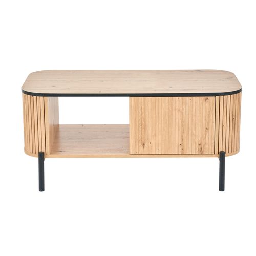 Table basse ADRIAN Imitation chêne