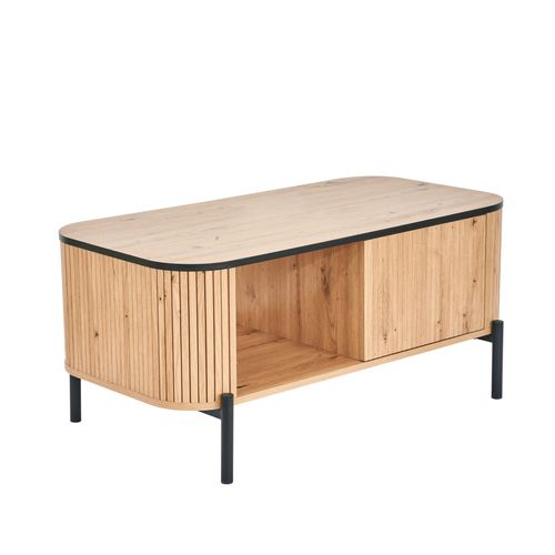 Table basse ADRIAN Imitation chêne