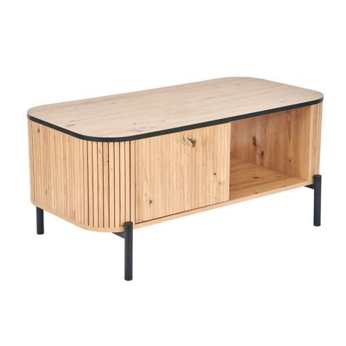 Table basse ADRIAN Imitation chêne