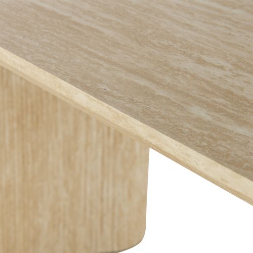 Table de séjour RAELA 180cm effet travertin