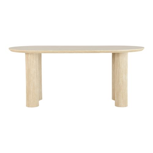 Table de séjour RAELA 180cm effet travertin