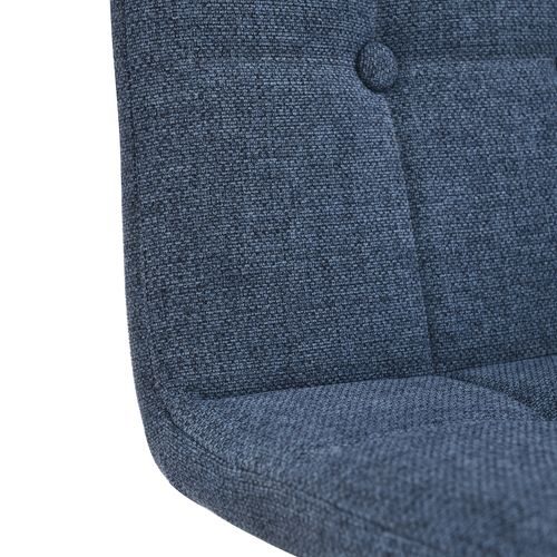 Lot de 2 tabourets de bar H. 63 cm MEVIK bleu