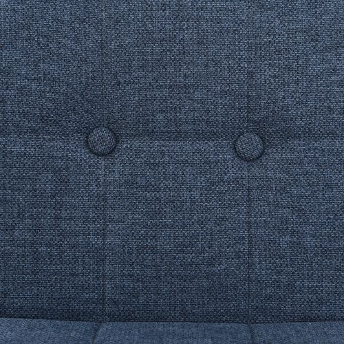 Lot de 2 tabourets de bar H. 63 cm MEVIK bleu