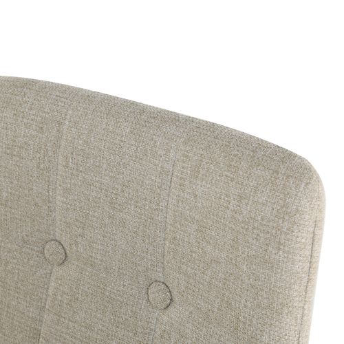 Lot de 2 tabourets de bar H. 63 cm MEVIK beige