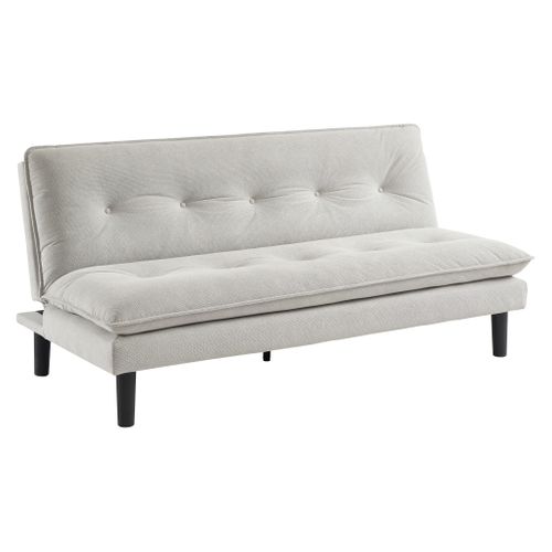 Banquette-lit ESTELLE tissu gris