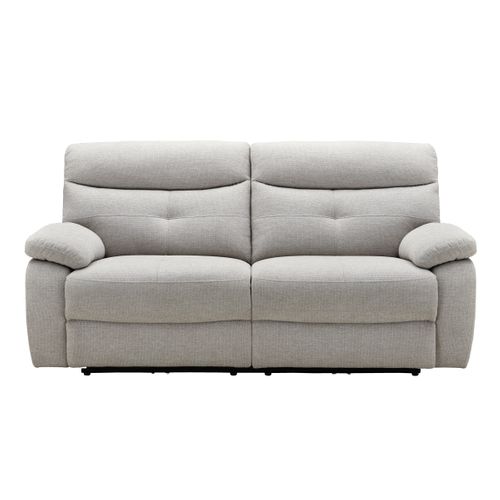 Canapé relax 3 places SANDRO tissu beige