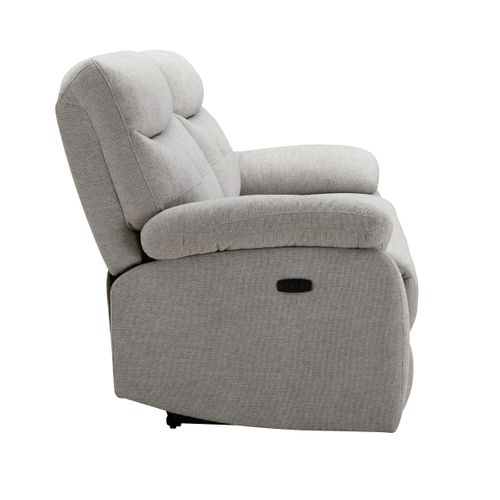 Canapé relax 3 places SANDRO tissu beige