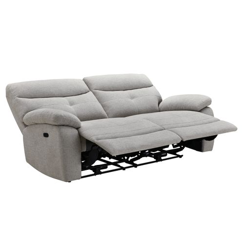 Canapé relax 3 places SANDRO tissu beige