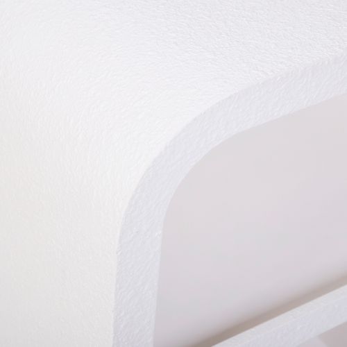 Chevet 2 niches H.55 cm NAXOS blanc texturé