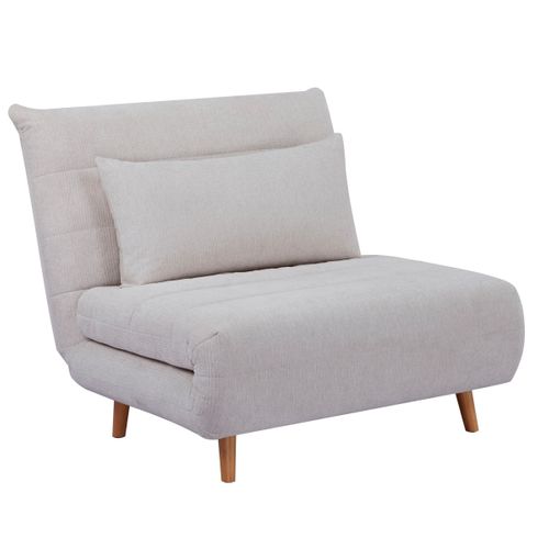 Fauteuil convertible IGLOO tissu beige