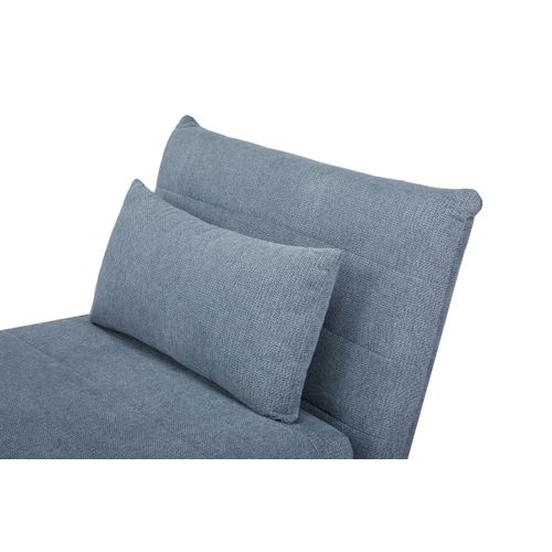 Fauteuil convertible IGLOO tissu bleu