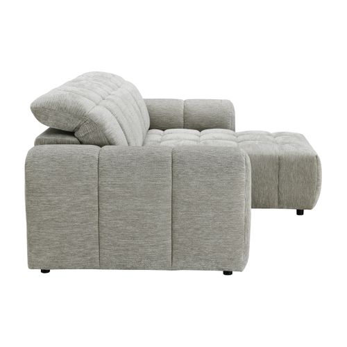 Canapé relax électrique CHARLES II méridienne droite grege