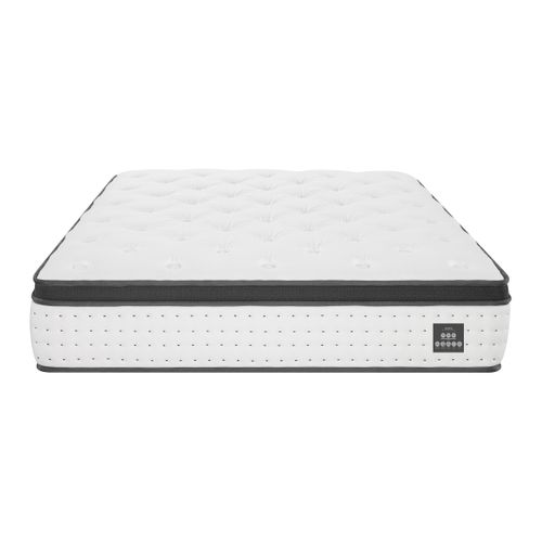 Matelas ressorts 140x190 cm avec 6 cm mémoire de forme NUVIA ép. 30 cm