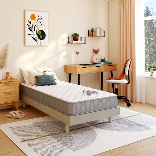 Matelas mousse 90x190 cm HIRO ép. 20 cm