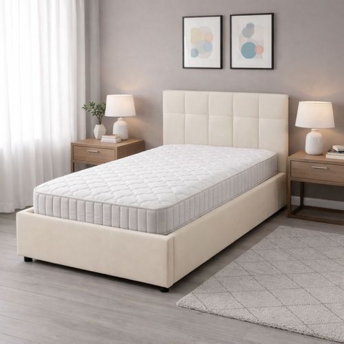 Matelas mousse 90x190 cm avec 2 cm mémoire de forme SOLANO ép. 20 cm