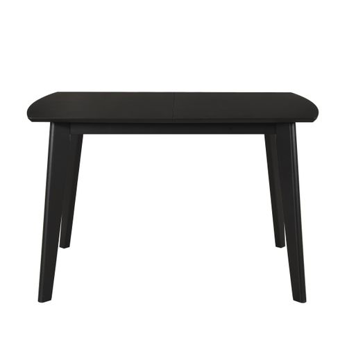 Table extensible L120-160 cm MALENA scandinave noir