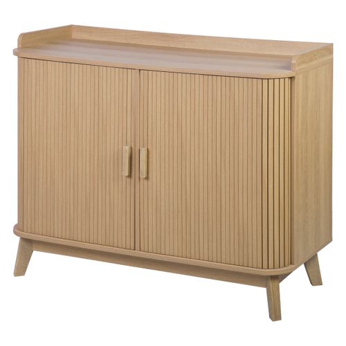 Rangement 2 portes coulis. OSAKA Imitation chêne