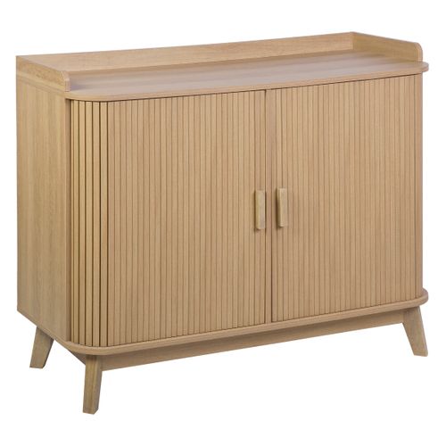 Rangement 2 portes coulis. OSAKA Imitation chêne