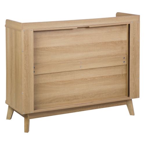 Rangement 2 portes coulis. OSAKA Imitation chêne