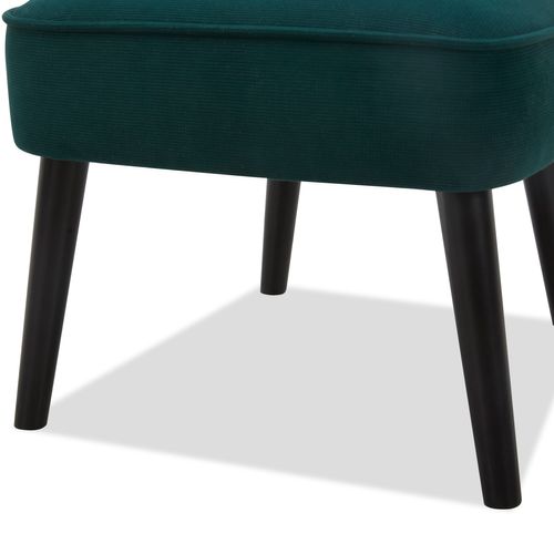 Fauteuil HARRY III tissu velours vert
