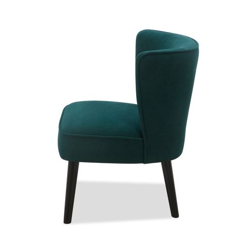 Fauteuil HARRY III tissu velours vert