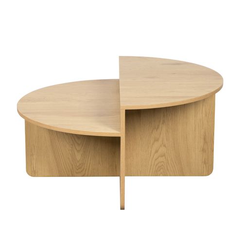 Table basse DUALIS Imitation chêne