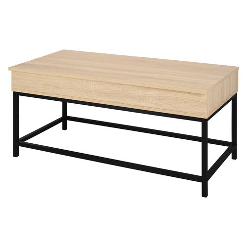 Table basse LEVO Imitation chêne