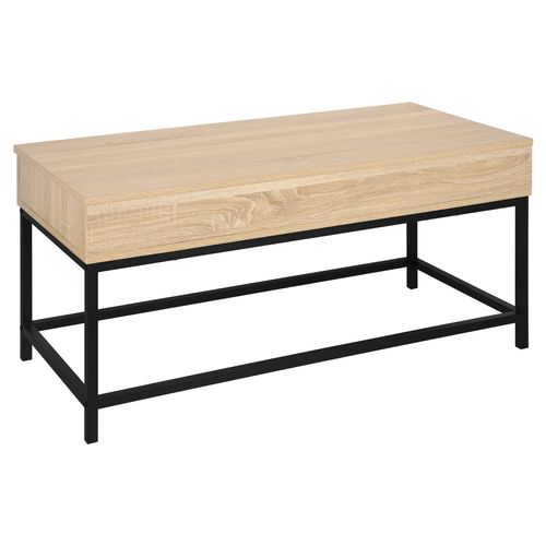 Table basse LEVO Imitation chêne