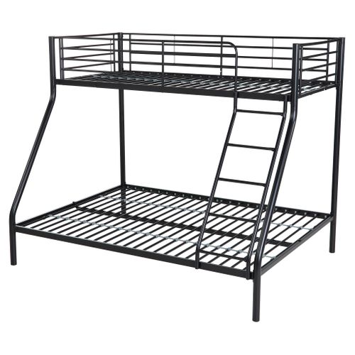 Lit superposé 140/90x190 cm URBAN 3 métal noir