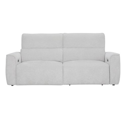 Canapé relax 3 places JEAN tissu gris clair