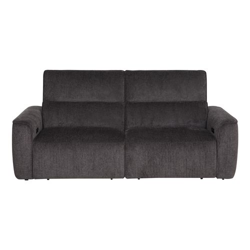 Canapé relax 3 places JEAN tissu anthracite