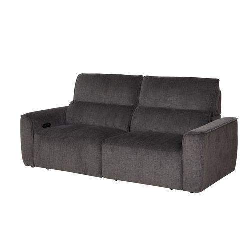 Canapé relax 3 places JEAN tissu anthracite