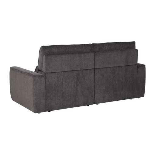 Canapé relax 3 places JEAN tissu anthracite