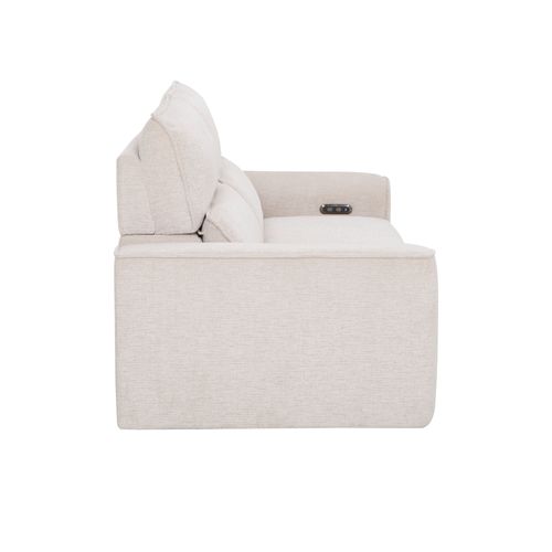 Canapé relax 3 places JEAN tissu grége