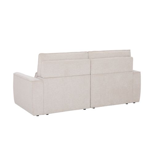 Canapé relax 3 places JEAN tissu grége