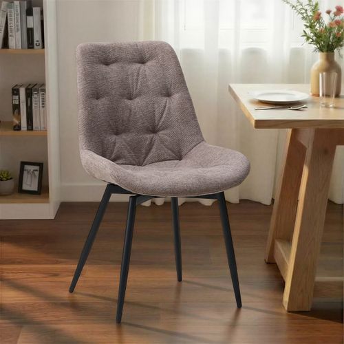 Chaise pivotante ARMEL Taupe