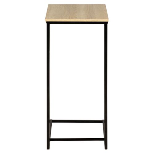 Bout de canapé EASY Imitation chêne et noir