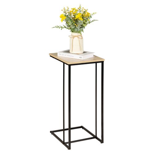 Bout de canapé EASY Imitation chêne et noir