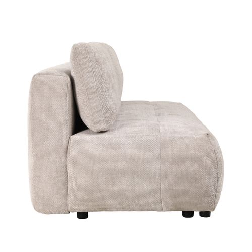 Banquette-lit ALICIA tissu gris