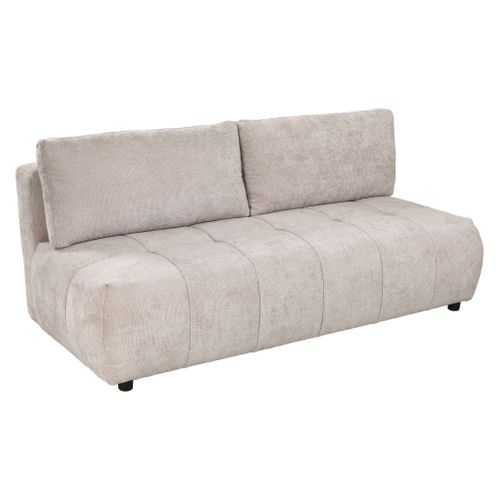 Banquette-lit ALICIA tissu gris