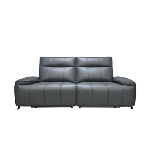 Canapé relax 3 places VERONA cuir et croûte de cuir gr fc