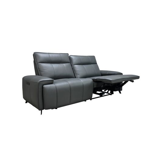 Canapé relax 3 places VERONA cuir et croûte de cuir gr fc