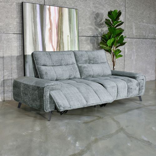 Canapé relax 3 places ALTO tissu graphite